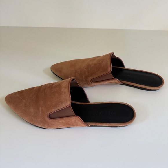 Jenni Kayne Suede Walnut Mule - 40 - Picture 4 of 5